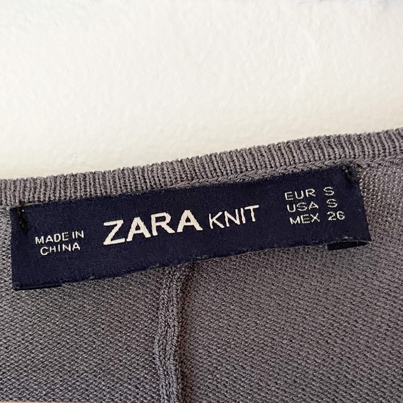 ZARA Knit Harem Gray Jumpsuit - Picture 16 of 16